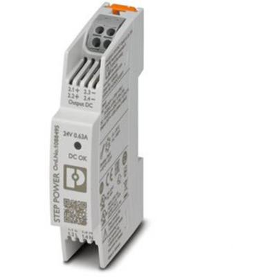 Phoenix Contact 1088495 DIN-rail netvoeding 24 V/DC 0.63 A 15 W Aantal uitgangen:1 x Inhoud 1 stuk(s)