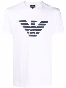 Emporio Armani t-shirt Eagle à logo imprimé - Blanc