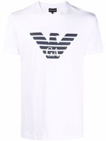 Emporio Armani t-shirt Eagle à logo imprimé - Blanc