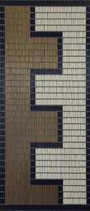 Sunarts kant en klaar vliegengordijn 90 x 210 Rits crème/goud/zwart model 066