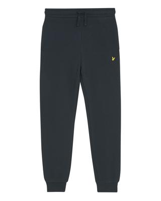 Lyle & Scott winter sweat broek jongens - donker navy blauw - brush