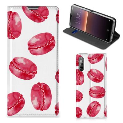 Sony Xperia L4 | Flip Style Cover | Pink Macarons