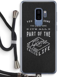 Life: Samsung Galaxy S9 Plus Transparant Hoesje met koord