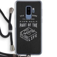 Life: Samsung Galaxy S9 Plus Transparant Hoesje met koord