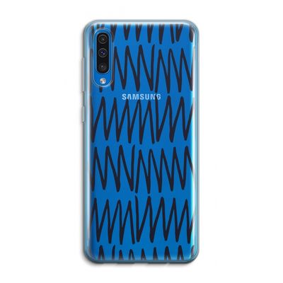 Marrakech Zigzag: Samsung Galaxy A50 Transparant Hoesje