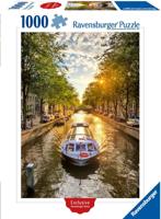Ravensburger puzzel 1000 stukjes grachten Amsterdam