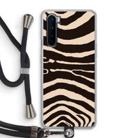 Arizona Zebra: OnePlus Nord Transparant Hoesje met koord Arizona Zebra: OnePlus Nord Transparant Hoesje met koord