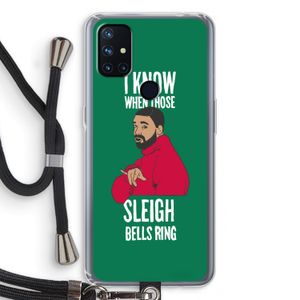 Sleigh Bells Ring: OnePlus Nord N10 5G Transparant Hoesje met koord