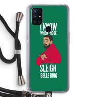 Sleigh Bells Ring: OnePlus Nord N10 5G Transparant Hoesje met koord
