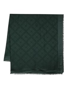 Mulberry écharpe Mulberry Tree Square à motif monogrammé - Vert