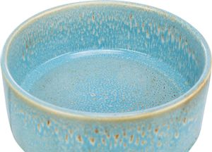 TRIXIE VOERBAK / DRINKBAK KERAMIEK BLAUW 16X16 CM 900 ML