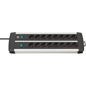 Brennenstuhl Premium-Alu-Line Techniek stekkerdoos Duo 16-voudig