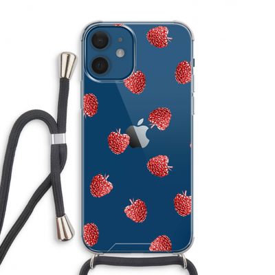 Framboosjes: iPhone 12 Transparant Hoesje met koord