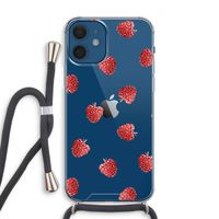 Framboosjes: iPhone 12 Transparant Hoesje met koord