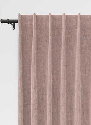 Orkney gordijn - Dusty Pink met Enkele plooi