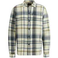 Pme Legend Male Overhemden Psi2408207 Long Sleeve Shirt Matt Weave Check