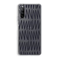 Marrakech Zigzag: Sony Xperia 10 III Transparant Hoesje