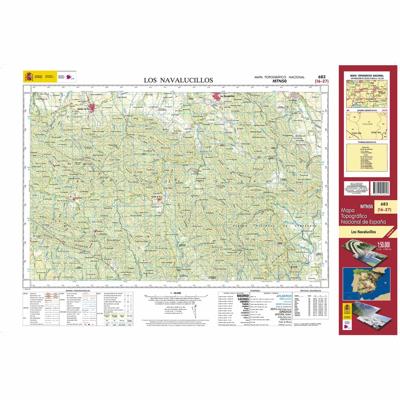Topografische kaart 683 MT50 Los Navalucillos | CNIG - Instituto Geográfico Nacional1