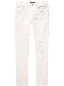 Purple Brand jean skinny à effet usé - Blanc