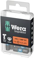 Wera 840/1 IMP DC Diamond Impaktor Zeskant Bits 6.0x25 05057606001