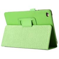 Litchi textuur horizontale Flip PU lederen beschermhoes met houder voor iPad mini 2019 (groen)
