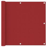 Balkonscherm 90x300 cm oxford stof rood Balkonscherm 90x300 cm oxford stof rood