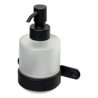 Zeepdispenser Haceka Ixi | Wandmontage | RVS | Rond | Zwart