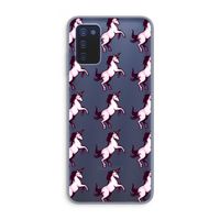 Musketon Unicorn: Samsung Galaxy A03s Transparant Hoesje Musketon Unicorn: Samsung Galaxy A03s Transparant Hoesje