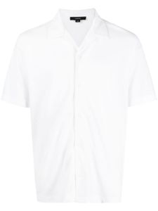 Vince chemise en coton à manches courtes - Blanc