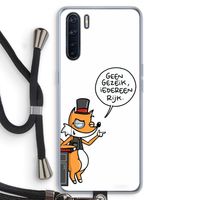 Geen Gezeik: Oppo A91 Transparant Hoesje met koord