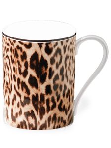 Roberto Cavalli Home tasse Jaguar en céramique - Marron