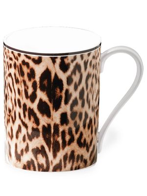 Roberto Cavalli Home tasse Jaguar en céramique - Marron