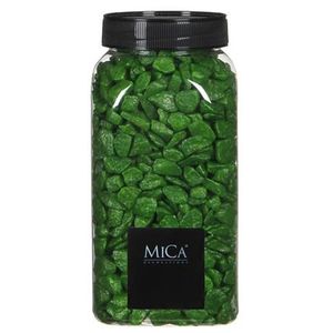 Decoratie/hobby steentjes gras groen 650 ml