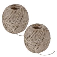 Bindtouw bolletje van 100 meter - 2x - hobby en klus materiaal - binddraad