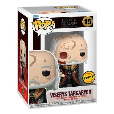House of the Dragon POP! TV Vinyl Figures Unmasked Viserys 9 cm Chase