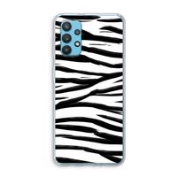 Zebra pattern: Samsung Galaxy A32 4G Transparant Hoesje