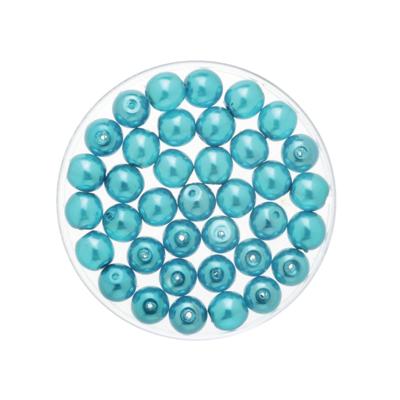 Boheemse glaskralen - 50x stuks - blauw - 6 mm - sieraden maken - hobby artikelen