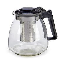 Glazen theepot 900 ml met filter/infuser en handvat - thumbnail