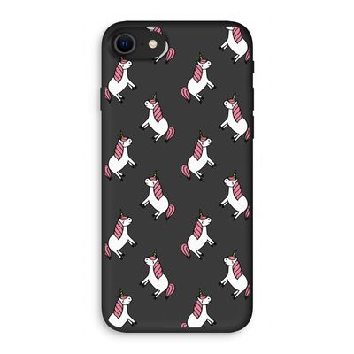Eenhoorns overal: iPhone SE 2020 Biologisch afbreekbaar hoesje