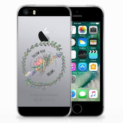 Apple iPhone SE | 5S Telefoonhoesje met Naam Boho Dreams Apple iPhone SE | 5S Telefoonhoesje met Naam Boho Dreams