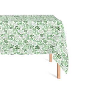 Tafelkleed Green Leaves Matisse Style 140x340cm.