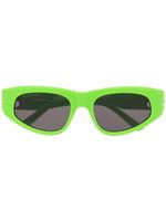 Balenciaga Eyewear lunettes de soleil à monture papillon - Vert - thumbnail