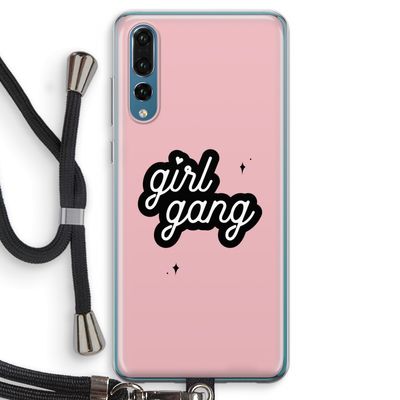 Girl Gang: Huawei P20 Pro Transparant Hoesje met koord