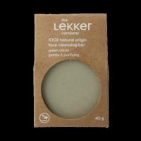 Lekker Company Face bar green clean 40 Gram