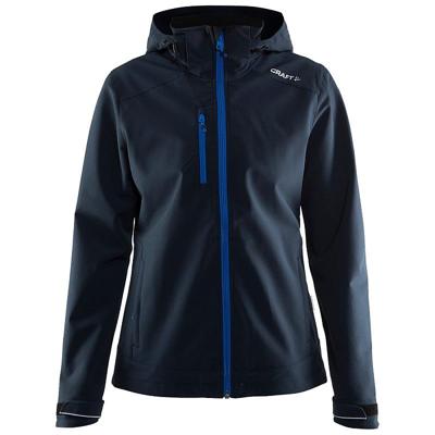 Craft Light softshell winterjas donkerblauw dames