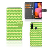 Samsung Galaxy A20s | Telefoon Hoesje | Waves Green