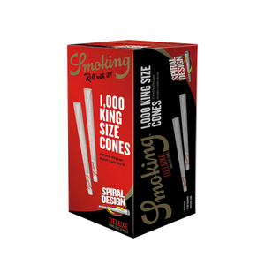 Smoking Smoking Deluxe Pre-Rolled King Size Cones - 1000 stuks