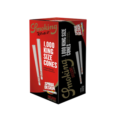 Smoking Smoking Deluxe Pre-Rolled King Size Cones - 1000 stuks