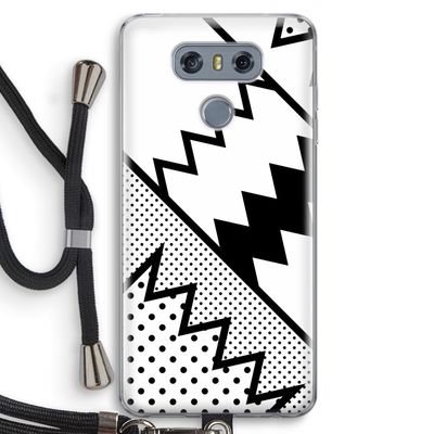 Pop Art #5: LG G6 Transparant Hoesje met koord