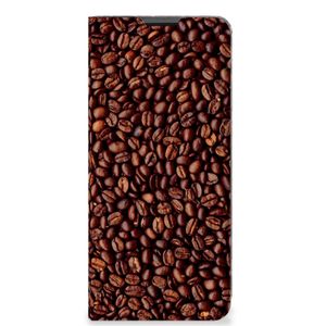 Motorola Moto G51 5G Flip Style Cover Koffiebonen